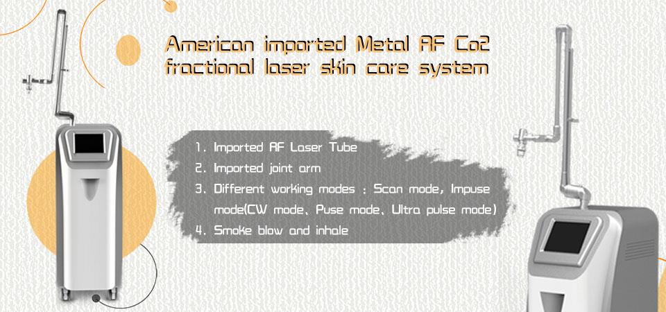 CO2 Laser Skin Treatment Stretch Mark Removal Machine