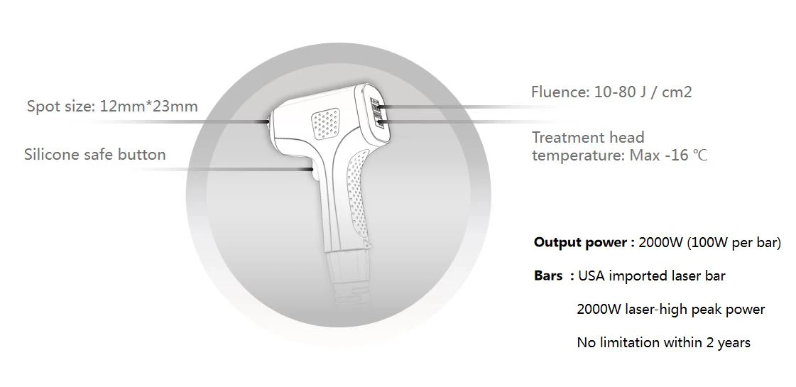 2000W diode laser hair removal 2000W diode laser hair removal