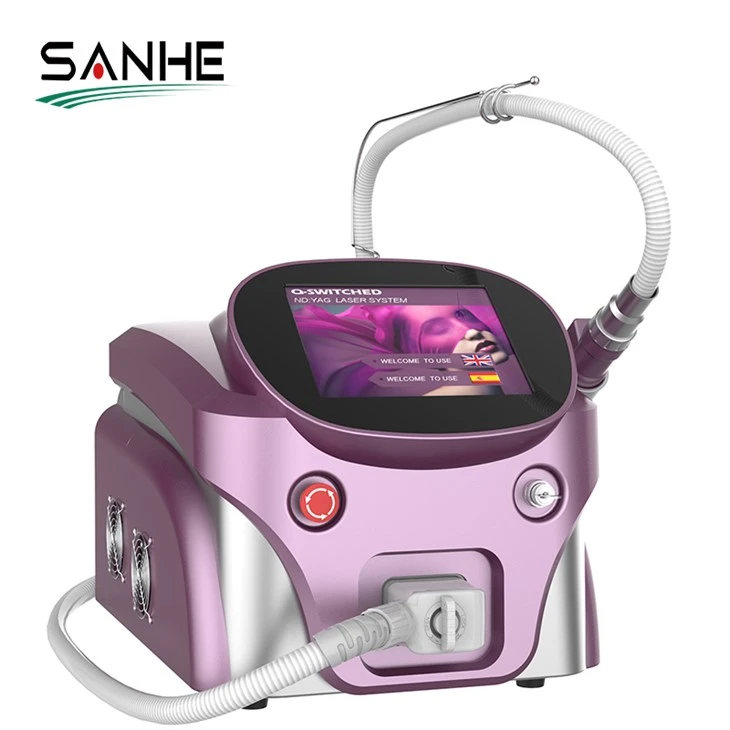 Portable Pico Second Laser Tattoo Removal 532nm/1064nm Pico Laser Nd Yag Laser System