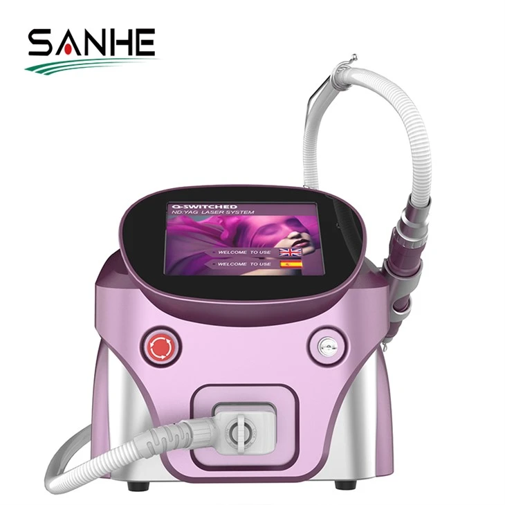 Portable Pico Second Laser Tattoo Removal 532nm/1064nm Pico Laser Nd Yag Laser System